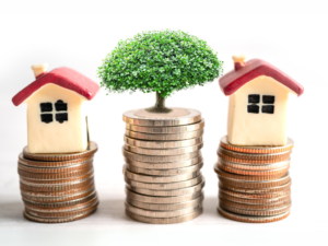 一軒家と積み上げたお金